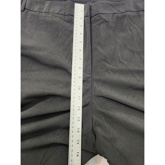 NEW Fashion Bug Moderately Curvy High Rise Straight Leg Pants Size 32WT Black - Picture 9 of 12